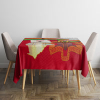 Ghana Independence Day Tablecloth Gana Map Happy 67 Years Anniversary - Wonder Print Shop
