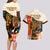 Africa International Women Day Couples Matching Long Sleeve Bodycon Dress and Hawaiian Shirt African Pattern - Wonder Print Shop