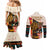 Africa International Women Day Couples Matching Mermaid Dress and Long Sleeve Button Shirt African Pattern