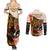 Africa International Women Day Couples Matching Summer Maxi Dress and Long Sleeve Button Shirt African Pattern - Wonder Print Shop
