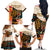 Africa International Women Day Family Matching Off Shoulder Long Sleeve Dress and Hawaiian Shirt African Pattern - Wonder Print Shop