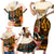 Africa International Women Day Family Matching Short Sleeve Bodycon Dress and Hawaiian Shirt African Pattern - Wonder Print Shop