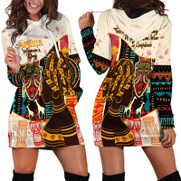 Africa International Women Day Hoodie Dress African Pattern - Wonder Print Shop