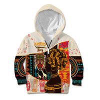 Africa International Women Day Kid Hoodie African Pattern - Wonder Print Shop