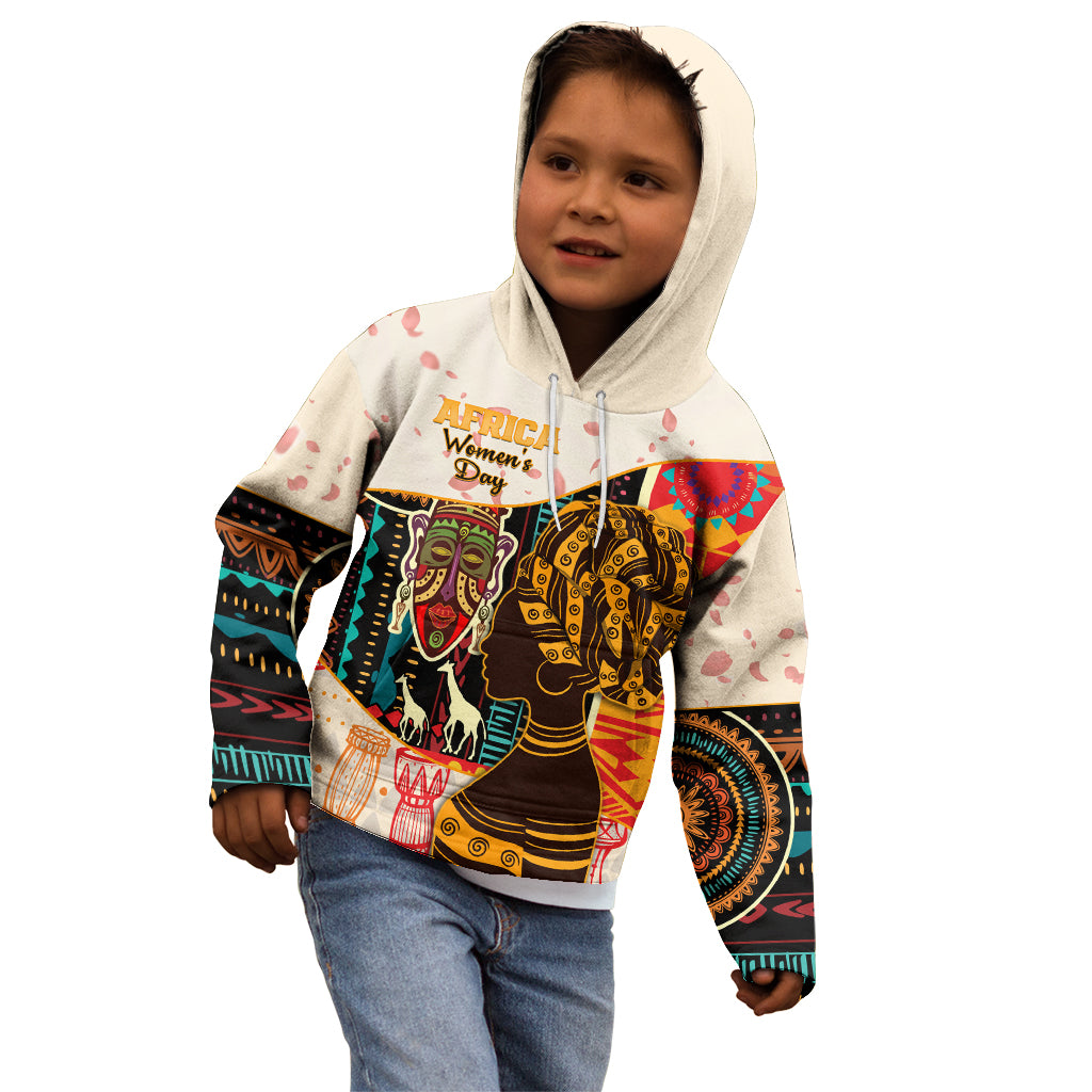 Africa International Women Day Kid Hoodie African Pattern - Wonder Print Shop