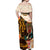Africa International Women Day Off Shoulder Maxi Dress African Pattern - Wonder Print Shop