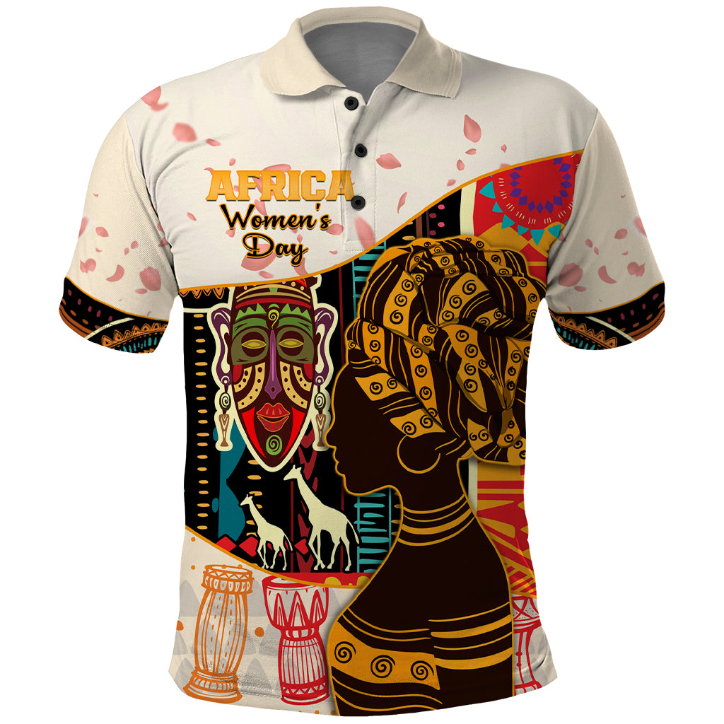 Africa International Women Day Polo Shirt African Pattern - Wonder Print Shop
