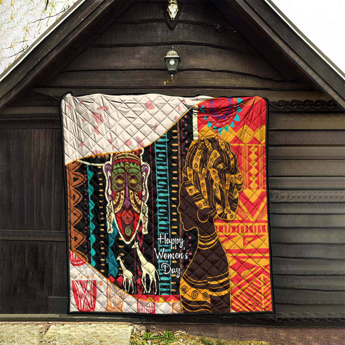 Africa International Women Day Quilt African Pattern - Wonder Print Shop