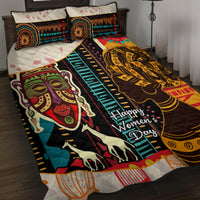 Africa International Women Day Quilt Bed Set African Pattern - Wonder Print Shop