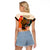 Africa International Women Day Raglan Cropped T Shirt African Pattern - Wonder Print Shop
