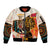 Africa International Women Day Sleeve Zip Bomber Jacket African Pattern - Wonder Print Shop