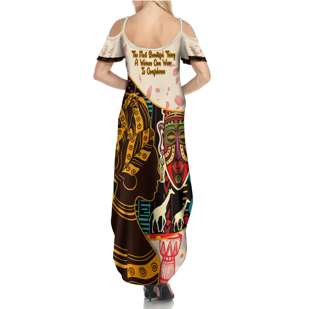 Africa International Women Day Summer Maxi Dress African Pattern - Wonder Print Shop