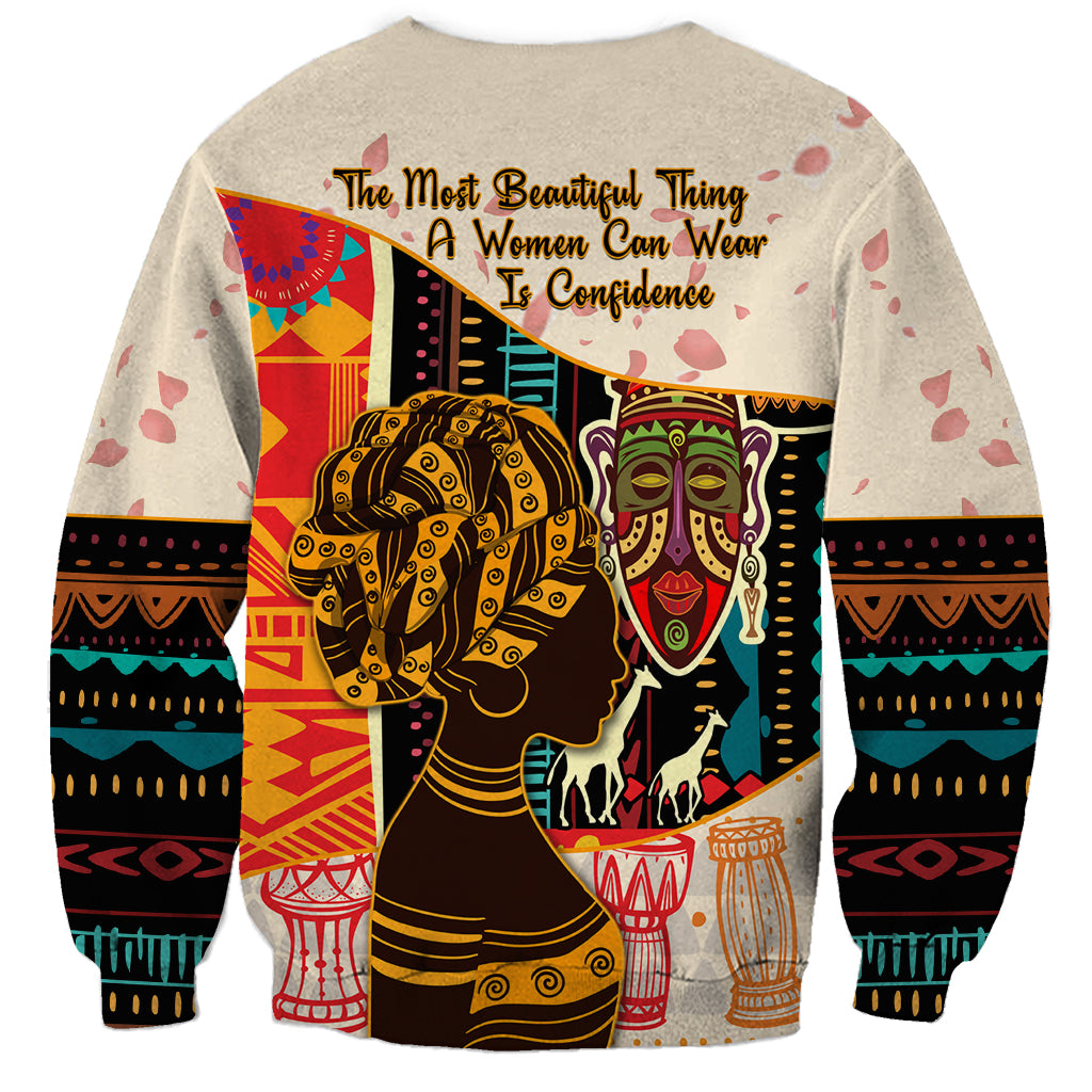 Africa International Women Day Sweatshirt African Pattern - Wonder Print Shop