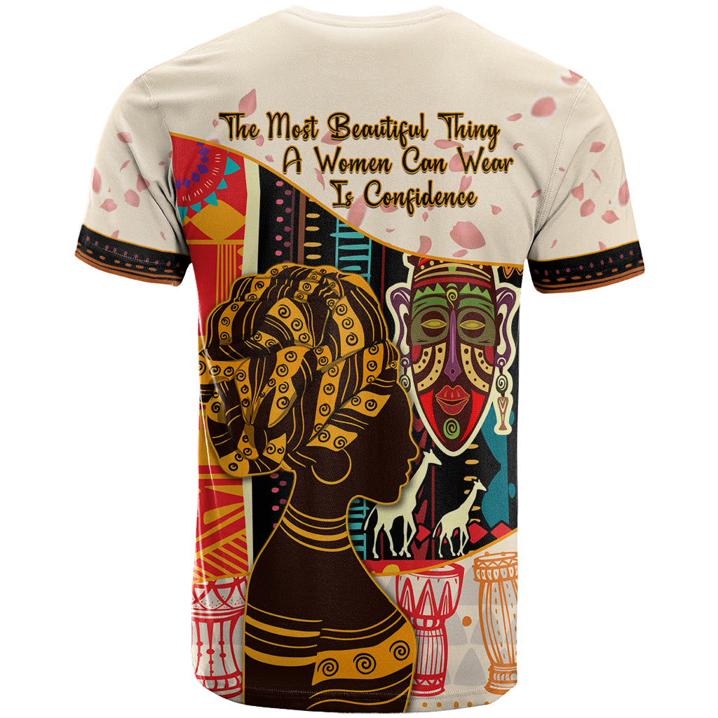 Africa International Women Day T Shirt African Pattern - Wonder Print Shop