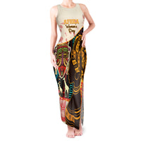 Africa International Women Day Tank Maxi Dress African Pattern - Wonder Print Shop