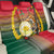 Bangladesh Independence Day Back Car Seat Cover Royal Bengal Tiger With Coat Of Arms - Wonder Print Shop