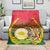 Bangladesh Independence Day Blanket Royal Bengal Tiger With Coat Of Arms