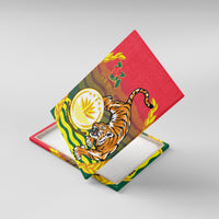 Bangladesh Independence Day Canvas Wall Art Royal Bengal Tiger With Coat Of Arms - Wonder Print Shop