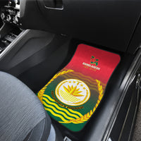 Bangladesh Independence Day Car Mats Royal Bengal Tiger With Coat Of Arms - Wonder Print Shop