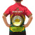 Bangladesh Independence Day Family Matching Puletasi and Hawaiian Shirt Royal Bengal Tiger With Coat Of Arms - Wonder Print Shop