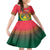 Bangladesh Independence Day Family Matching Puletasi and Hawaiian Shirt Royal Bengal Tiger With Coat Of Arms - Wonder Print Shop