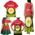 Bangladesh Independence Day Family Matching Tank Maxi Dress and Hawaiian Shirt Royal Bengal Tiger With Coat Of Arms