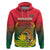 Bangladesh Independence Day Hoodie Royal Bengal Tiger With Coat Of Arms - Wonder Print Shop