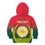 Bangladesh Independence Day Kid Hoodie Royal Bengal Tiger With Coat Of Arms - Wonder Print Shop