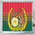 Bangladesh Independence Day Shower Curtain Royal Bengal Tiger With Coat Of Arms