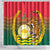 Bangladesh Independence Day Shower Curtain Royal Bengal Tiger With Coat Of Arms