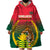 Bangladesh Independence Day Wearable Blanket Hoodie Royal Bengal Tiger With Coat Of Arms - Wonder Print Shop