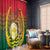 Bangladesh Independence Day Window Curtain Royal Bengal Tiger With Coat Of Arms