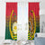 Bangladesh Independence Day Window Curtain Royal Bengal Tiger With Coat Of Arms - Wonder Print Shop
