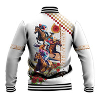 Kentucky Horse Racing Baseball Jacket 2025 Happy 151st Anniversary With Roses LT14