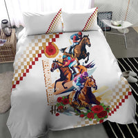 Kentucky Horse Racing Bedding Set 2025 Happy 151st Anniversary With Roses LT14