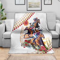 Kentucky Horse Racing Blanket 2025 Happy 151st Anniversary With Roses LT14