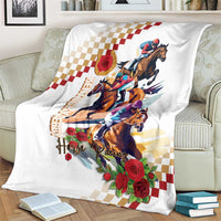 Kentucky Horse Racing Blanket 2025 Happy 151st Anniversary With Roses LT14