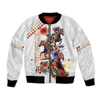 Kentucky Horse Racing Bomber Jacket 2025 Happy 151st Anniversary With Roses LT14