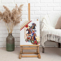 Kentucky Horse Racing Canvas Wall Art 2025 Happy 151st Anniversary With Roses LT14