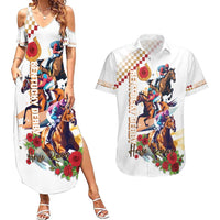 Kentucky Horse Racing Couples Matching Summer Maxi Dress and Hawaiian Shirt 2025 Happy 151st Anniversary With Roses LT14