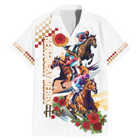 Kentucky Horse Racing Family Matching Mermaid Dress and Hawaiian Shirt 2025 Happy 151st Anniversary With Roses LT14