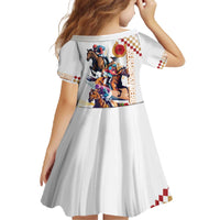 Kentucky Horse Racing Family Matching Off Shoulder Long Sleeve Dress and Hawaiian Shirt 2025 Happy 151st Anniversary With Roses LT14