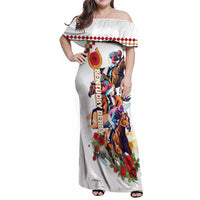 Kentucky Horse Racing Family Matching Off Shoulder Maxi Dress and Hawaiian Shirt 2025 Happy 151st Anniversary With Roses LT14