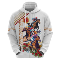 Kentucky Horse Racing Hoodie 2025 Happy 151st Anniversary With Roses LT14