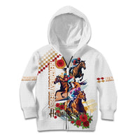 Kentucky Horse Racing Kid Hoodie 2025 Happy 151st Anniversary With Roses LT14