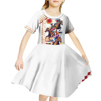 Kentucky Horse Racing Kid Short Sleeve Dress 2025 Happy 151st Anniversary With Roses LT14