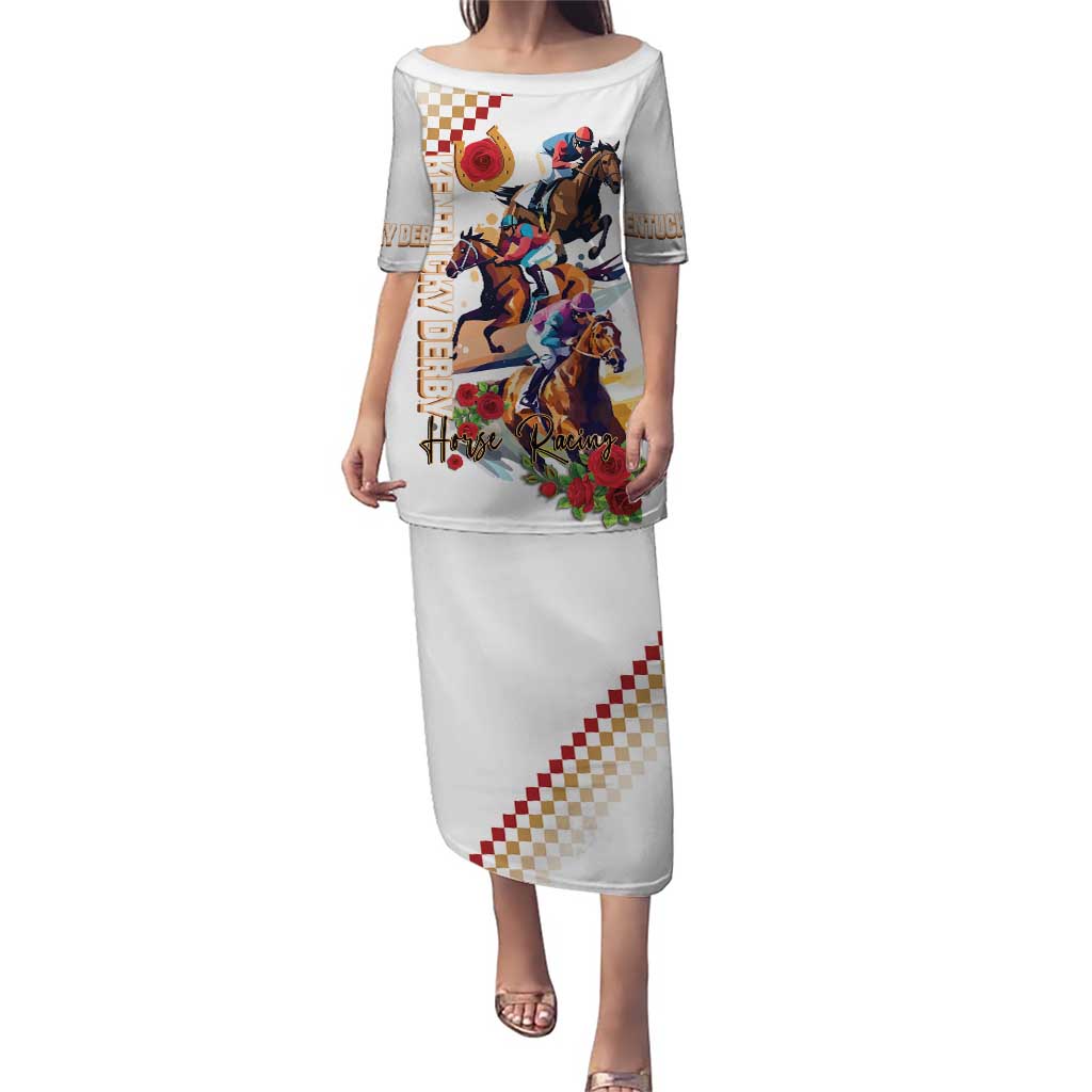 Kentucky Horse Racing Puletasi 2025 Happy 151st Anniversary With Roses LT14