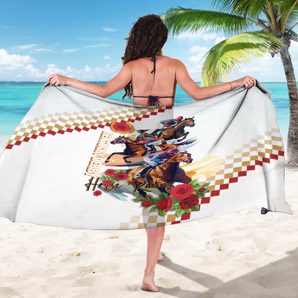 Kentucky Horse Racing Sarong 2025 Happy 151st Anniversary With Roses LT14