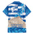 Personalised Greece Independence Day Family Matching Off Shoulder Maxi Dress and Hawaiian Shirt Acropolis Mix Laurel Branch - Wonder Print Shop