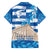 Personalised Greece Independence Day Family Matching Short Sleeve Bodycon Dress and Hawaiian Shirt Acropolis Mix Laurel Branch - Wonder Print Shop